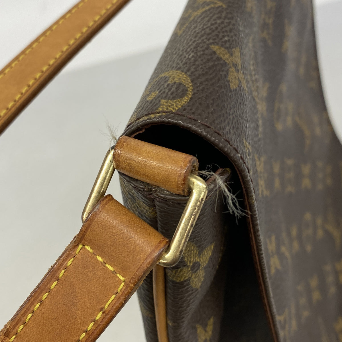 【6hf6252】ルイヴィトン ショルダーバッグ モノグラム ミュゼットサルサ ショートストラップ M51258 ブラウン【中古】レディース