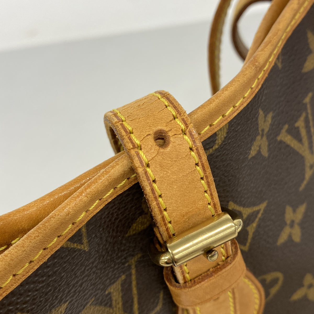 【6hf6255】ルイヴィトン トートバッグ モノグラム バケットPM M42238 ブラウン【中古】レディース