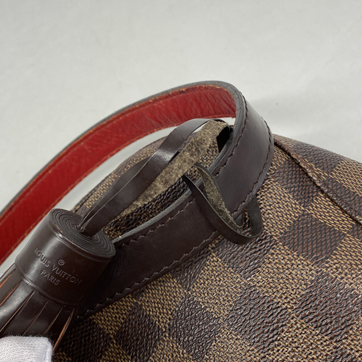 【6hf6257】ルイヴィトン ショルダーバッグ ダミエ サウスバンク N42230 エベヌ【中古】レディース