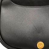 【6hf6269】クリスチャンディオール ショルダーバッグ ディオールボビー レザー ブラック ゴールド金具【中古】レディース
