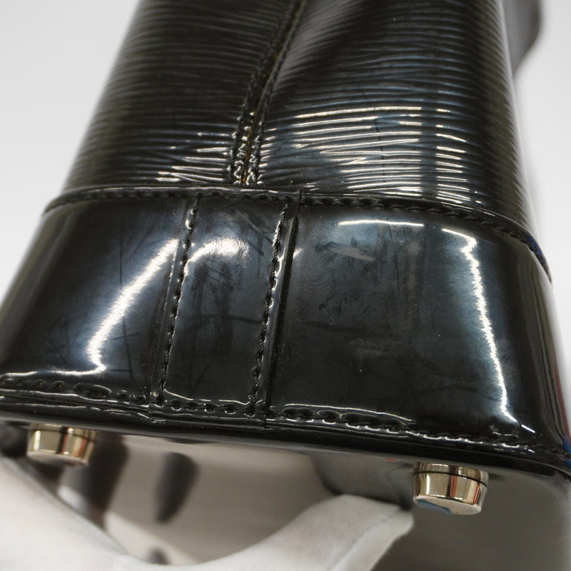 【6hf6278-k】ルイヴィトン ハンドバッグ エピ ミラボーGM M4034N ノワールエレクトリック【中古】レディース