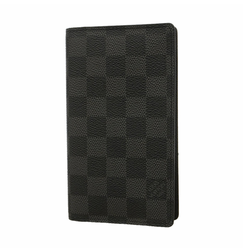 【6hf6281-k】ルイヴィトン 手帳カバー ダミエ・グラフィット アジェンダポッシュ R20975 ブラック グレー【中古】メンズ