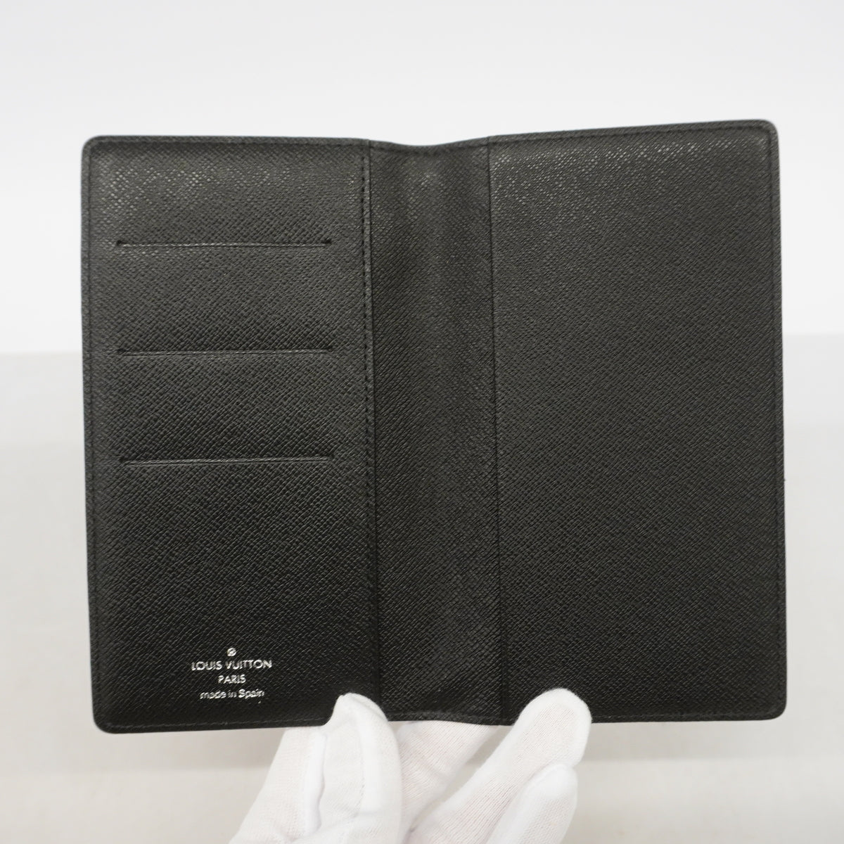 【6hf6281-k】ルイヴィトン 手帳カバー ダミエ・グラフィット アジェンダポッシュ R20975 ブラック グレー【中古】メンズ