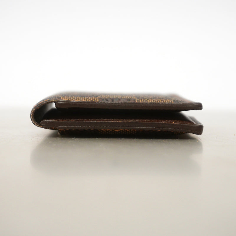 【6hf6283-k】ルイヴィトン カードケース ダミエ オーガナイザードゥポッシュ N61721 エベヌ【中古】メンズ レディース ユニセックス
