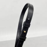 【6hf6284】グッチ ショルダーバッグ GGマーモント 447632 レザー ブラック ゴールド金具【中古】レディース