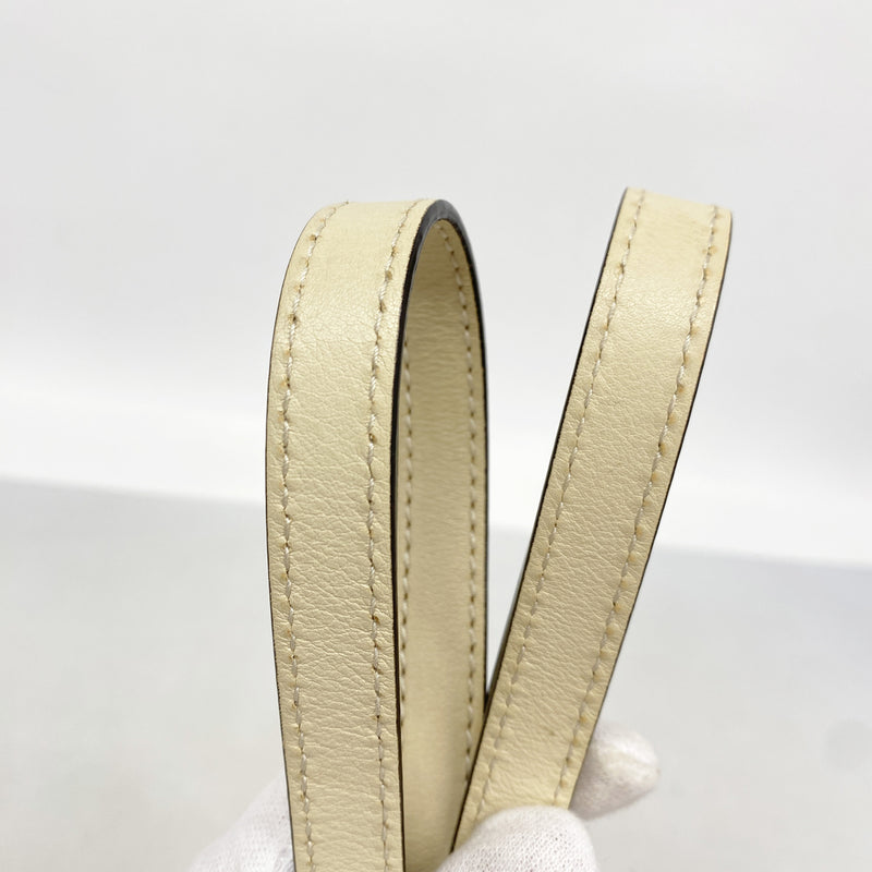 【6hf6285】グッチ トートバッグ パドロック/GGスモール 498156 PVC ブラウン ホワイト ゴールド金具【中古】レディース