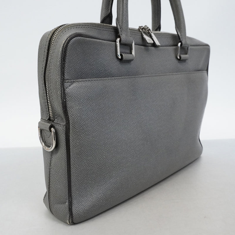 【6hf6297-k】ルイヴィトン ビジネスバッグ タイガ ポルトドキュマンビジネスPDBPM M32711 グラシエ【中古】メンズ