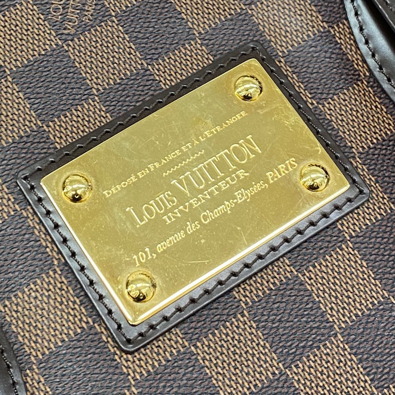【6hf6317】ルイヴィトン トートバッグ ダミエ ハムステッドMM N51204 エベヌ【中古】レディース
