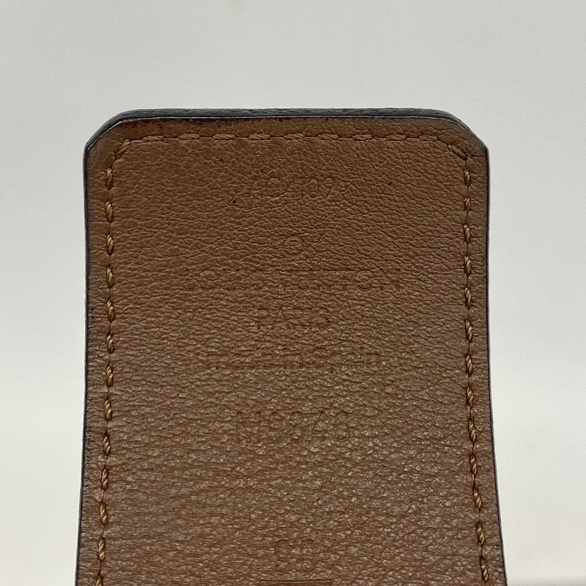 【6hf6319】ルイヴィトン ベルト モノグラム・イリュージョン サンチュールLVイニシャルピラミッド M9346 ブラック【中古】メンズ
