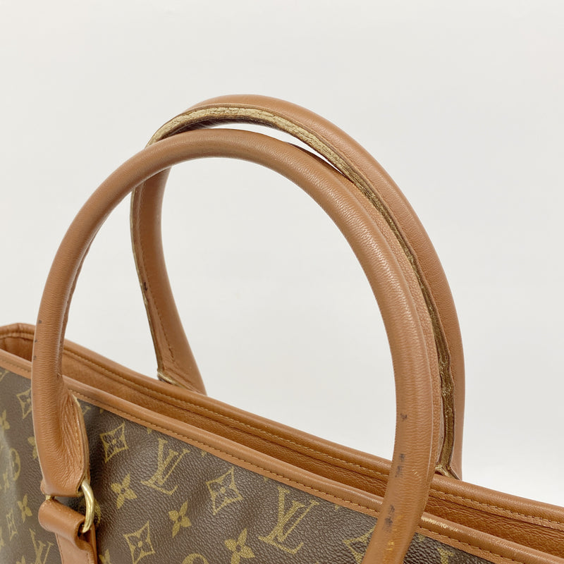 【6hf6333】ルイヴィトン トートバッグ モノグラム サックウィークエンドPM M42425 ブラウン【中古】レディース