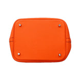 【6hf6341】エルメス ハンドバッグ ピコタンロックMM トリヨンクレマンス カプシーヌ シルバー金具 A刻印【中古】レディース