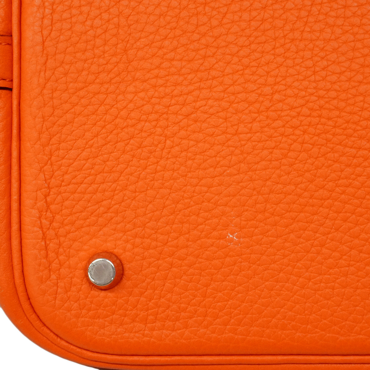 【6hf6341】エルメス ハンドバッグ ピコタンロックMM トリヨンクレマンス カプシーヌ シルバー金具 A刻印【中古】レディース