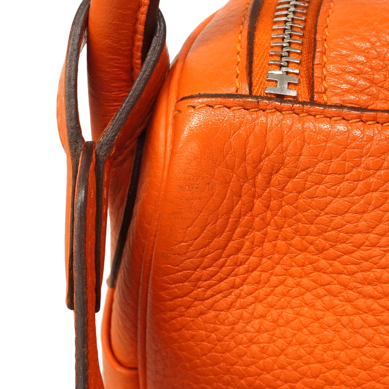 【6hf6342】エルメス ハンドバッグ リンディ30 トリヨンクレマンス オレンジポピー シルバー金具 □Q刻印 2wayバッグ【中古】レディース