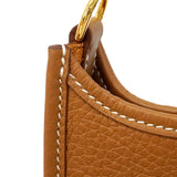 【6hf6345】エルメス ショルダーバッグ エヴリンTPM トリヨンクレマンス ゴールド ゴールド金具 G刻印【中古】レディース
