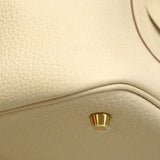【6hf6346】エルメス ハンドバッグ ピコタンロックMM トリヨンクレマンス クレ ゴールド金具 Z刻印【中古】レディース