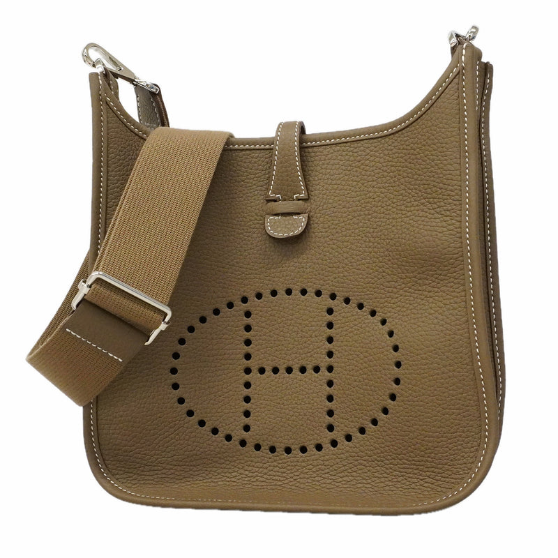【6hf6347】エルメス ショルダーバッグ エヴリン23 トリヨンクレマンス エトワール シルバー金具 G刻印【中古】レディース