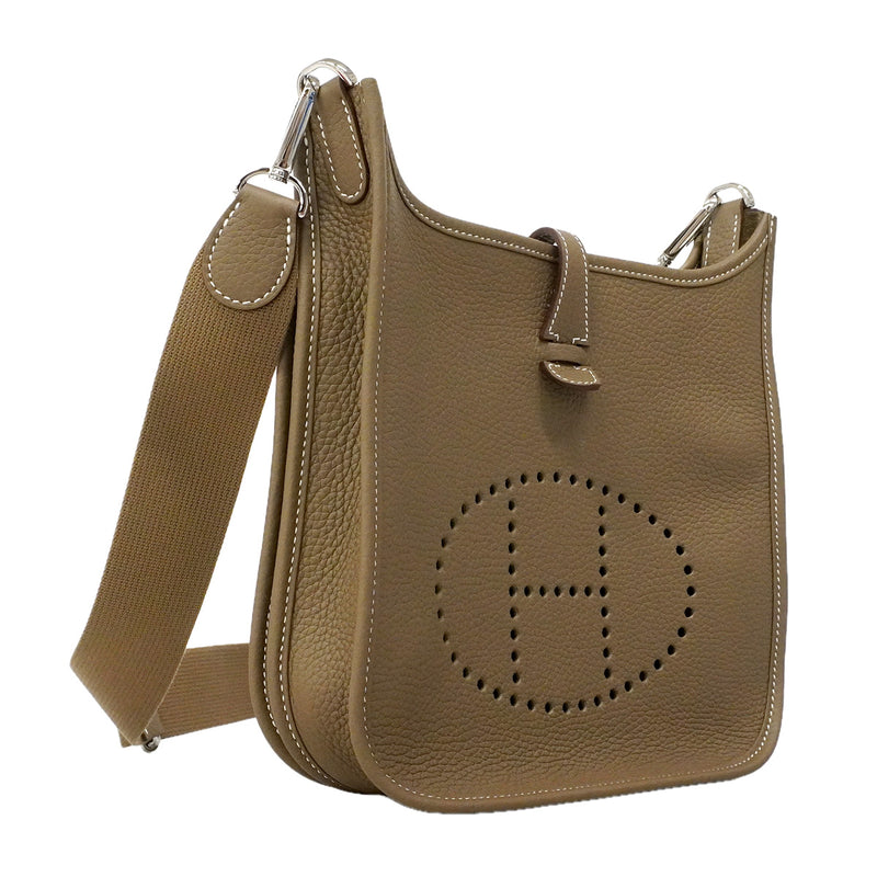 【6hf6347】エルメス ショルダーバッグ エヴリン23 トリヨンクレマンス エトワール シルバー金具 G刻印【中古】レディース