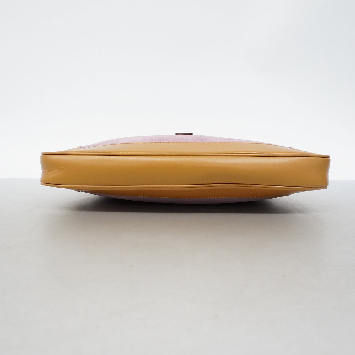 【6hf6357-k】グッチ ハンドバッグ ジャッキー 001 3306 スウェード レザー ブラウン ピンク ゴールド金具【中古】レディース