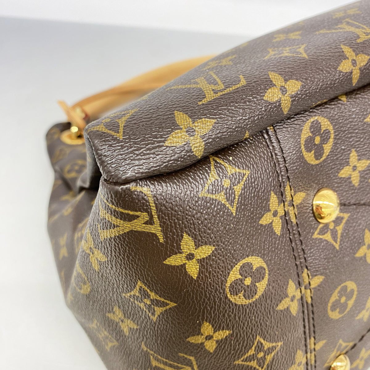 【6hf6367】ルイヴィトン ショルダーバッグ モノグラム アーツィーMM M40249 ブラウン【中古】レディース