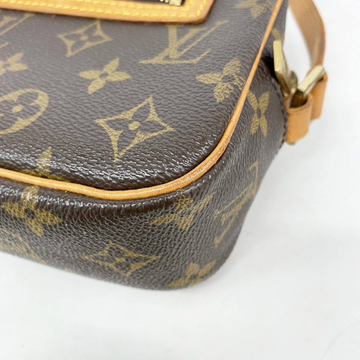【6hf6370】ルイヴィトン ショルダーバッグ モノグラム ポシェットシテ M51183 ブラウン【中古】レディース