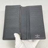 【6hf6372】ルイヴィトン 長財布 ダミエ・グラフィット ポルトフォイユブラザ N62665 ブラック グレー 旧型【中古】メンズ