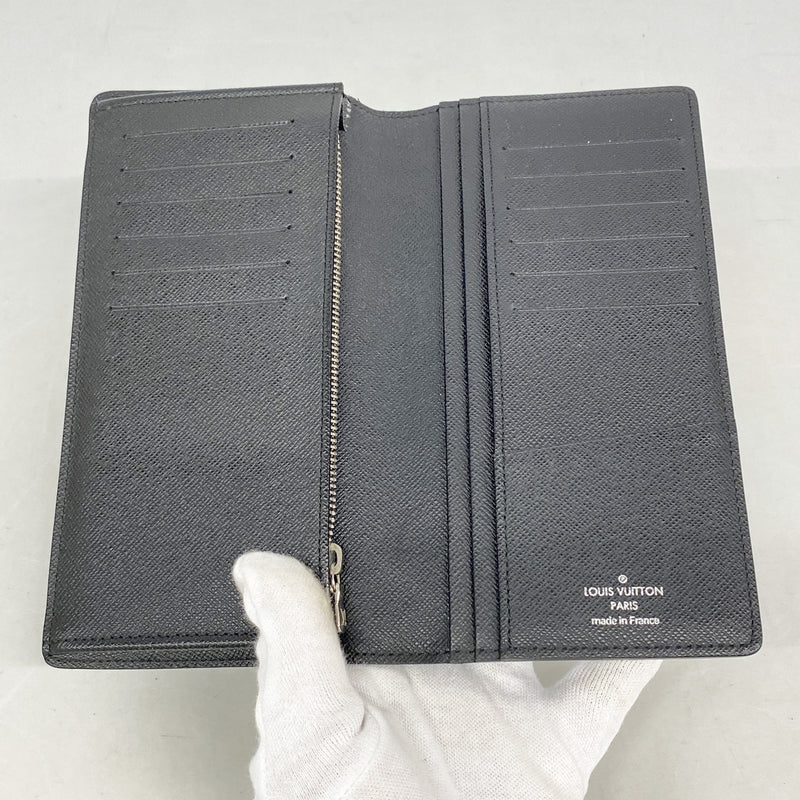 【6hf6372】ルイヴィトン 長財布 ダミエ・グラフィット ポルトフォイユブラザ N62665 ブラック グレー 旧型【中古】メンズ