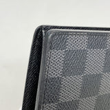 【6hf6372】ルイヴィトン 長財布 ダミエ・グラフィット ポルトフォイユブラザ N62665 ブラック グレー 旧型【中古】メンズ