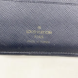【6hf6373】ルイヴィトン 三つ折り財布 モノグラム・ミニ ポルトビエカルトクレディモネ M92439 TSTブルー【中古】レディース