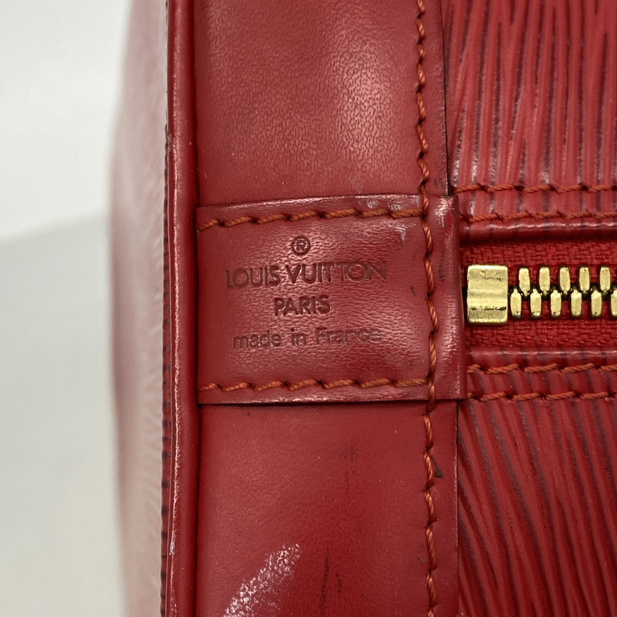 【6hf6376】ルイヴィトン ハンドバッグ エピ アルマ M52147 カスティリアンレッド 2wayバッグ【中古】レディース