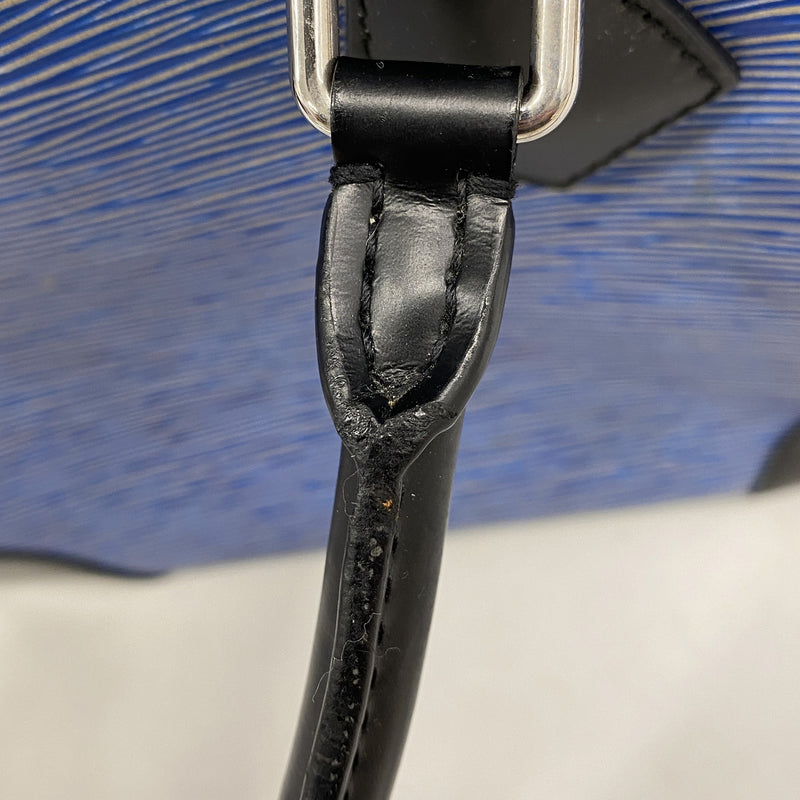 【6hf6377】ルイヴィトン ハンドバッグ エピ・デニム フェニックスMM M56025 ブルー 2wayバッグ【中古】レディース