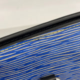 【6hf6377】ルイヴィトン ハンドバッグ エピ・デニム フェニックスMM M56025 ブルー 2wayバッグ【中古】レディース