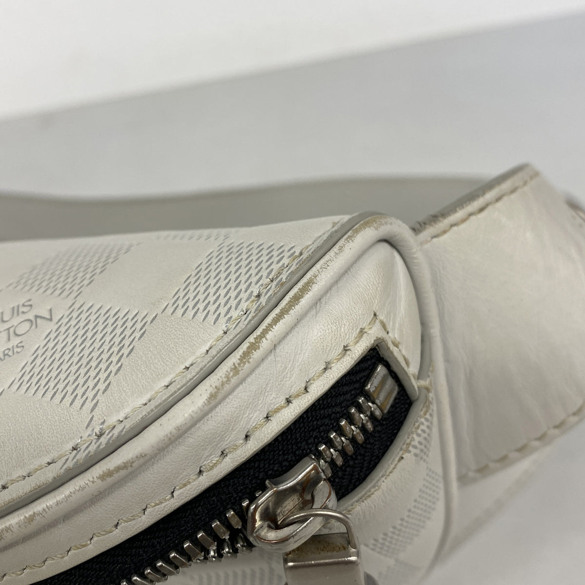 【6hf6379】ルイヴィトン ウエストバッグ ダミエ・アンフィニ バムバッグ N40326 ブロン【中古】メンズ