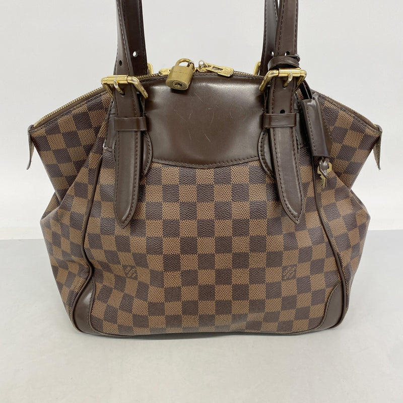 【6hf6380】ルイヴィトン ハンドバッグ ダミエ ヴェローナMM N41118 エベヌ【中古】レディース