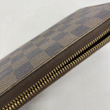 【6hf6381】ルイヴィトン 長財布 ダミエ ジッピーウォレット N60015 エベヌ【中古】レディース