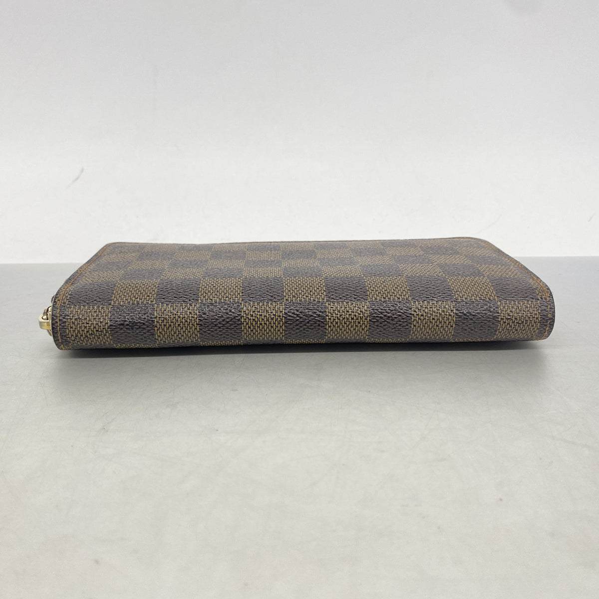 【6hf6381】ルイヴィトン 長財布 ダミエ ジッピーウォレット N60015 エベヌ【中古】レディース