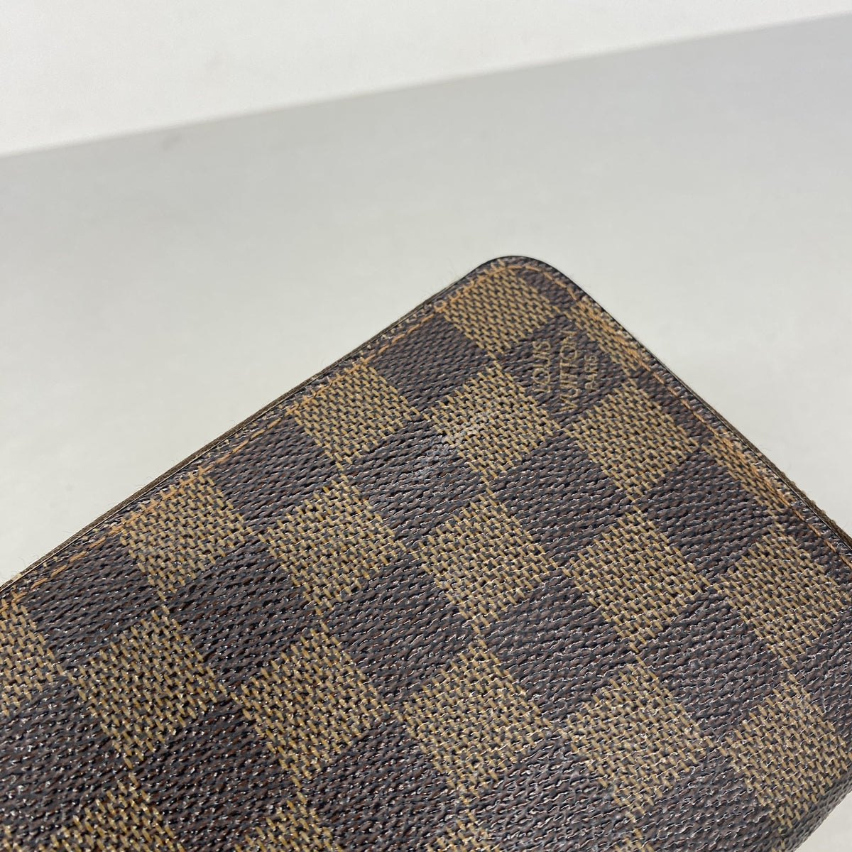 【6hf6381】ルイヴィトン 長財布 ダミエ ジッピーウォレット N60015 エベヌ【中古】レディース