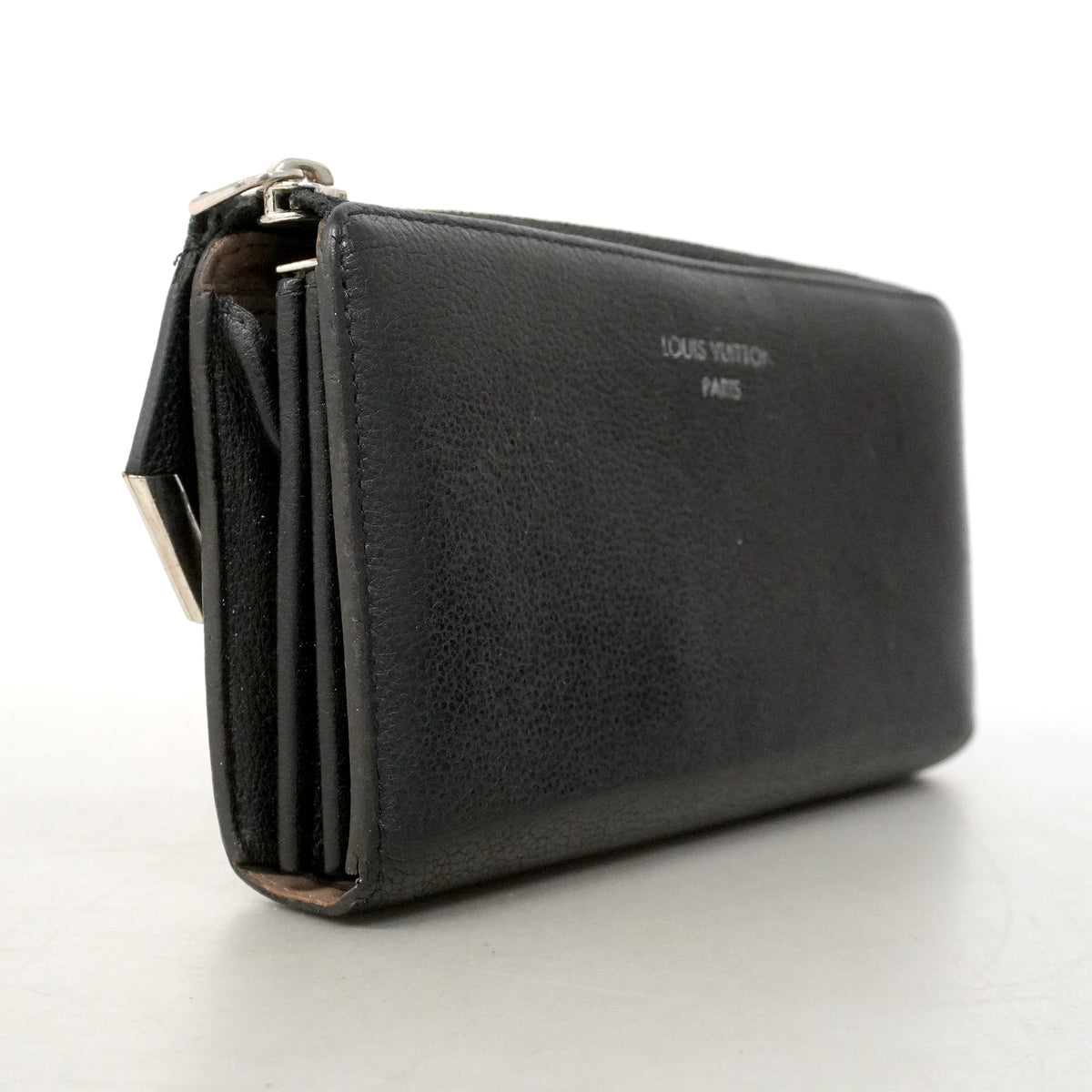 【6hf6384-k】ルイヴィトン 長財布 ポルトフォイユ コメット M60146 ノワール【中古】レディース
