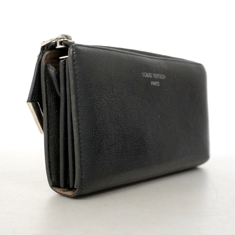 【6hf6384-k】ルイヴィトン 長財布 ポルトフォイユ コメット M60146 ノワール【中古】レディース