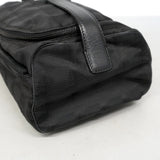 【6hf6392-k】シャネル バニティバッグ ニュートラベル ナイロン ブラック シルバー金具【中古】レディース