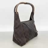 【6hf6395】グッチ ハンドバッグ 101333 デニム ブラウン シルバー金具【中古】レディース