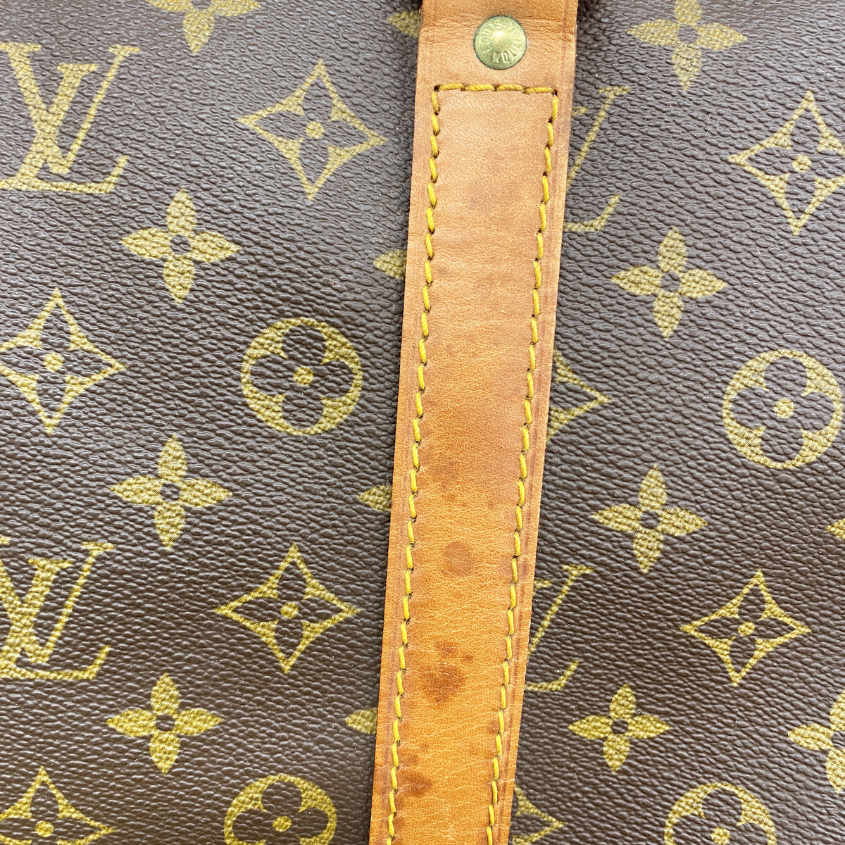 【6hf6397】ルイヴィトン ボストンバッグ モノグラム キーポルバンドリエール55 M41414 ブラウン【中古】メンズ レディース ユニセックス