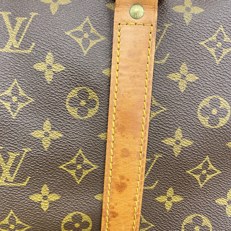 【6hf6397】ルイヴィトン ボストンバッグ モノグラム キーポルバンドリエール55 M41414 ブラウン【中古】メンズ レディース ユニセックス