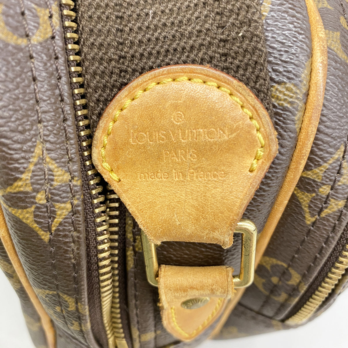 【6hf6399】ルイヴィトン ショルダーバッグ モノグラム リポーターPM M45254 ブラウン【中古】レディース
