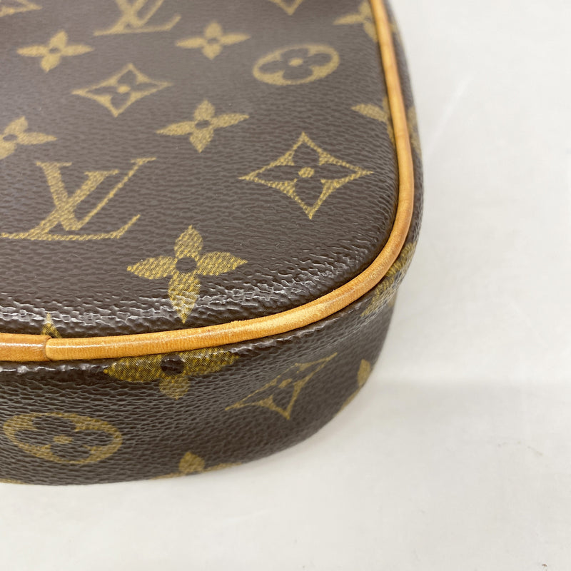 【6hf6402】ルイヴィトン ボディバッグ モノグラム ポシェットガンジュ M51870 ブラウン【中古】メンズ