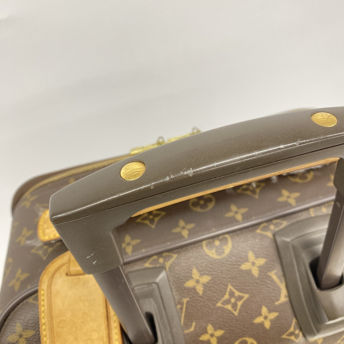 【6hf6415】ルイヴィトン キャリーバッグ モノグラム ぺガス45 M23293 ブラウン【中古】メンズ レディース ユニセックス