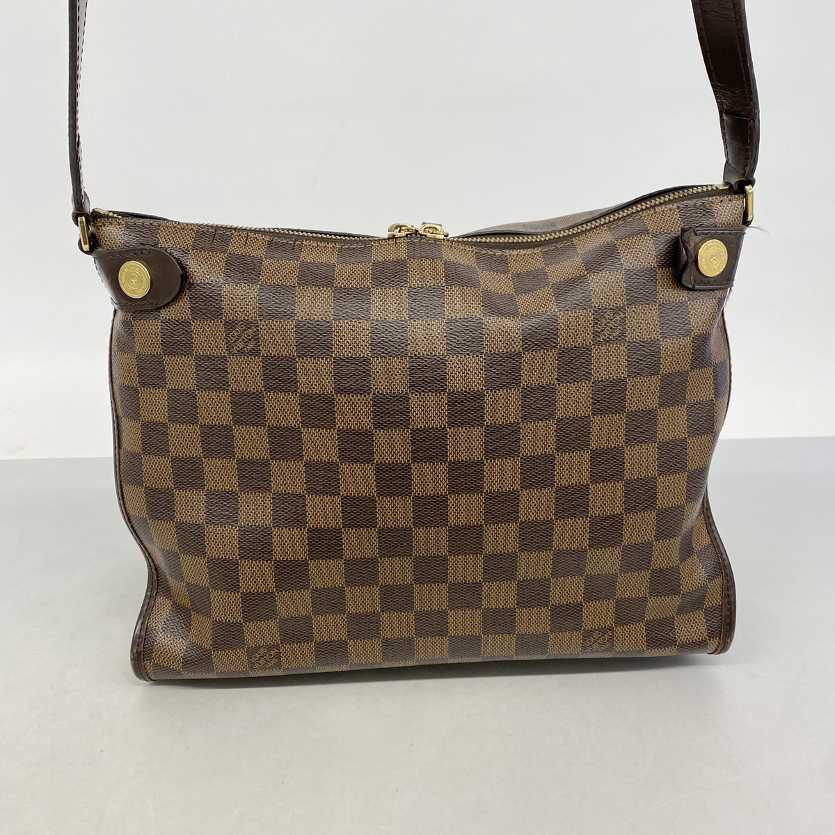 【6hf6426】ルイヴィトン ショルダーバッグ ダミエ ドゥオモ N41425 エベヌ【中古】レディース