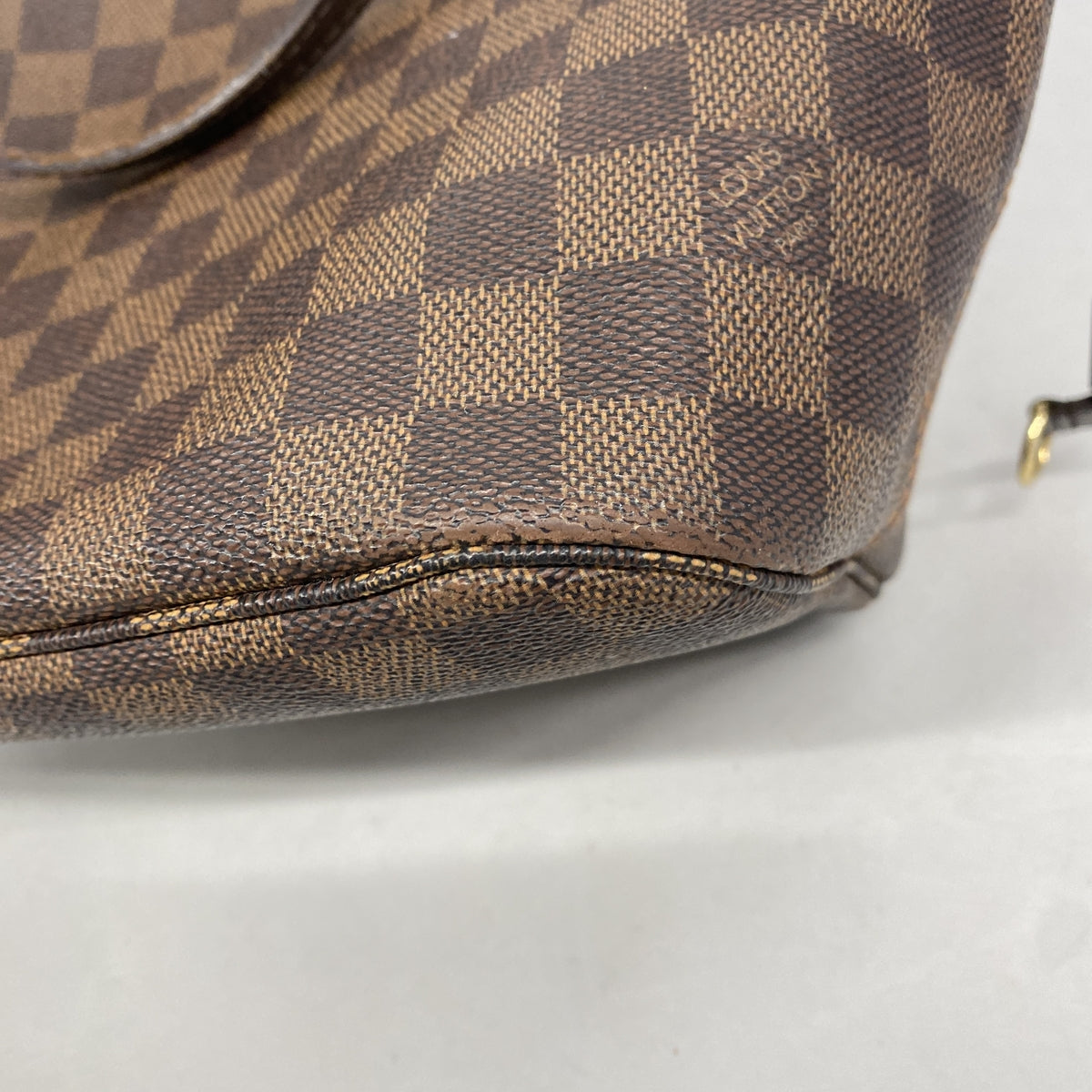 【6hf6427】ルイヴィトン トートバッグ ダミエ ネヴァーフルMM N51105 エベヌ【中古】レディース