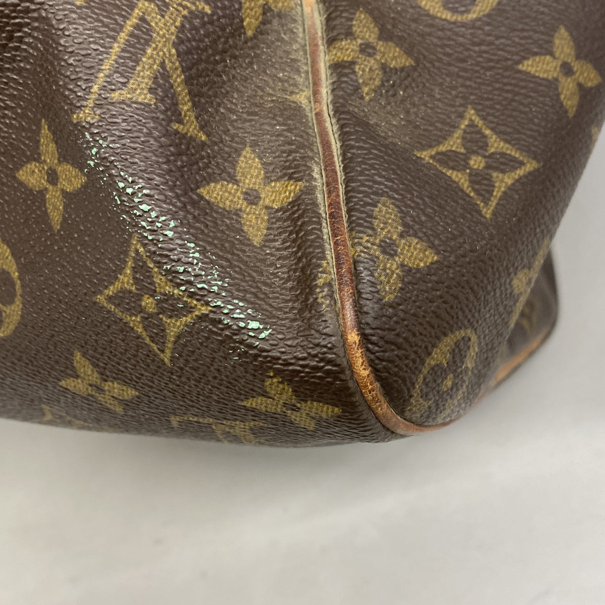 【6hf6428】ルイヴィトン ボストンバッグ モノグラム サックスプール45 M41624 ブラウン【中古】メンズ レディース ユニセックス