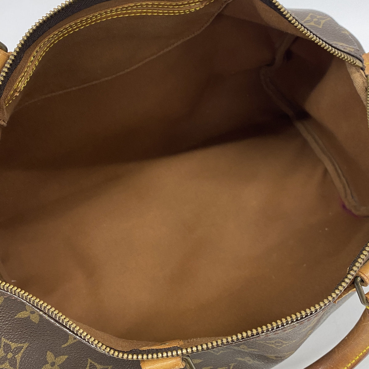 【6hf6429】ルイヴィトン ハンドバッグ モノグラム スピーディ35 M41107 ブラウン【中古】レディース