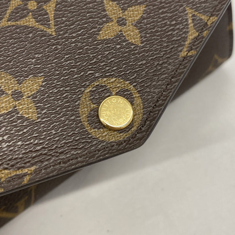 【6hf6431】ルイヴィトン 長財布 モノグラム ポルトフォイユサラ M60531 ブラウン【中古】メンズ レディース ユニセックス